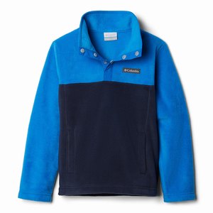 Columbia Steens Mountain™ 1/4 Snap Skinna Pull-Over Pojkar Marinblå/Blå (VULIA9481)